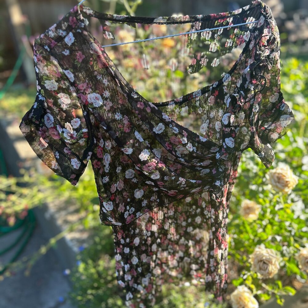 Sheer elegant blouse from Paris